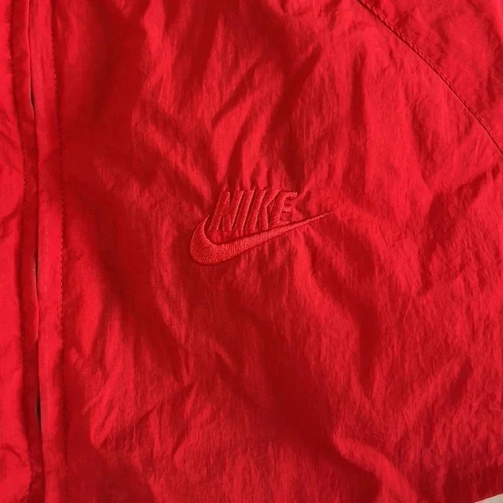Nike Big Swoosh Woven Red/Black/White Jacket Men’s size Small