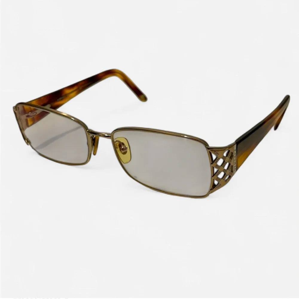 VERSACE EYEGLASSES MOD 1160 1052‎ 53•16•130 VERSACE GLASSES RECTANGULAR