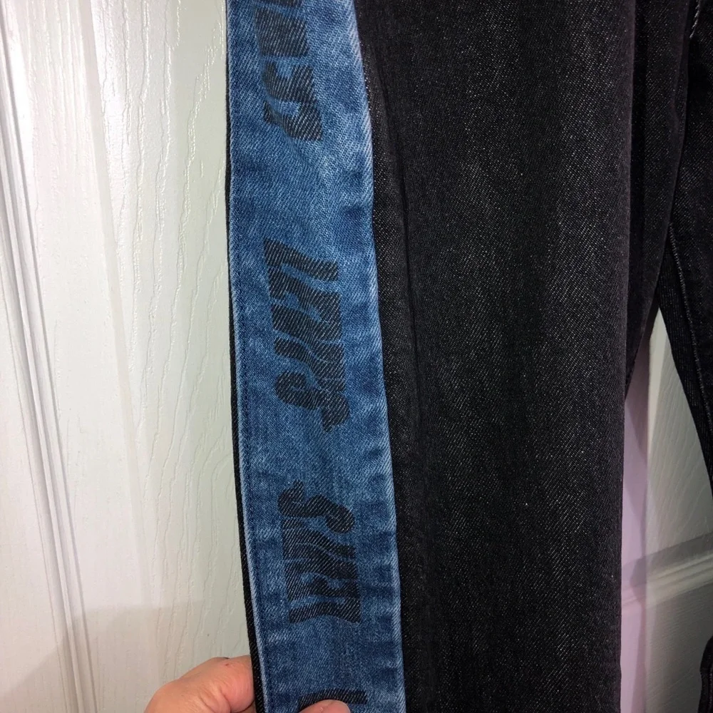 NWT LEVIS Lo-Ball Stack BLACK DENIM Jeans Sz 40