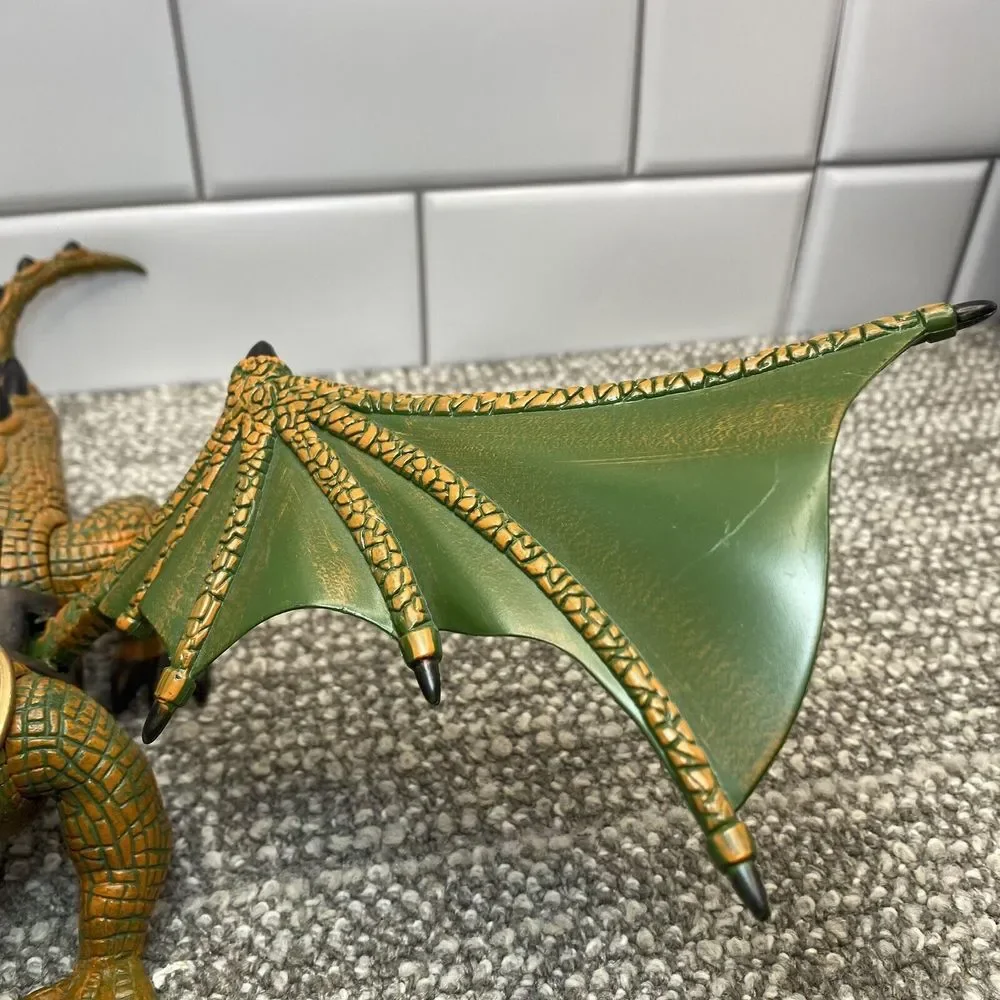 Mega Blox Krystal Wars Dragon W Crystal Green Gold Excellent Cond‎ H18