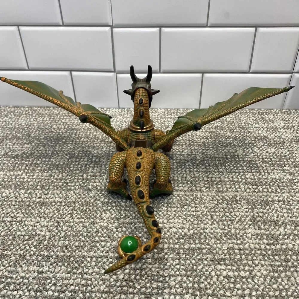 Mega Blox Krystal Wars Dragon W Crystal Green Gold Excellent Cond‎ H18