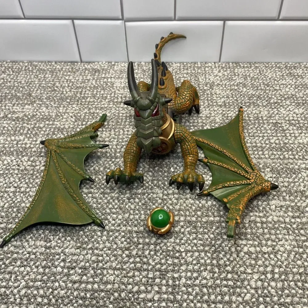 Mega Blox Krystal Wars Dragon W Crystal Green Gold Excellent Cond‎ H18