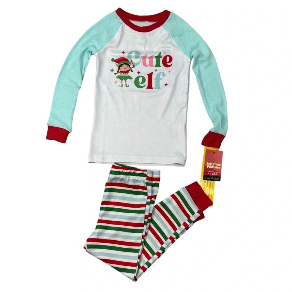 Jammies for your Families Cute‎ Elf Pajama Set - Size 4 NWT