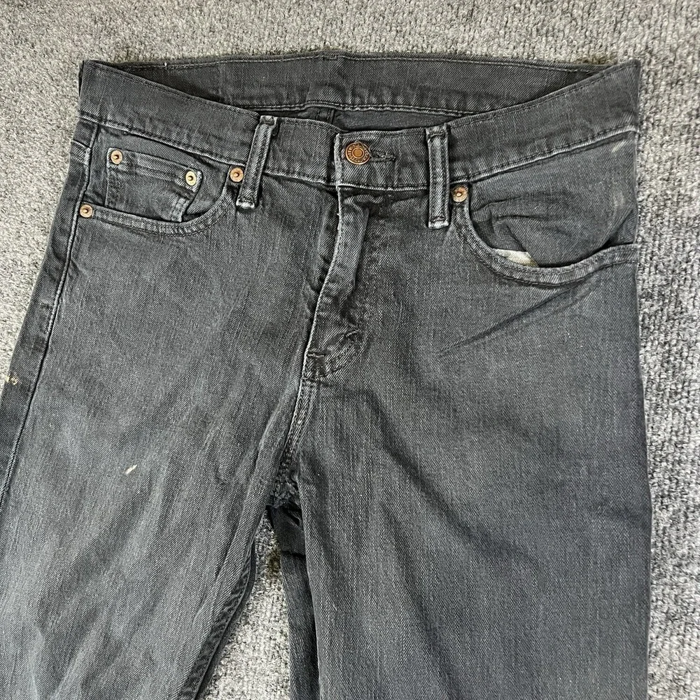 Levi's 511 Slim Fit Jeans Men's‎ W32 L31 Black Stretch Denim Mexico Read