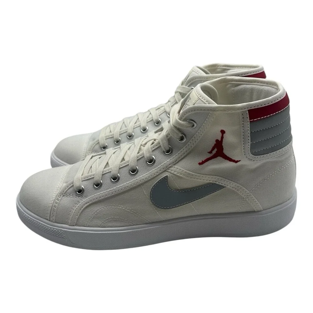 Air Jordan Sky High OG Shoes Mens Sz 9 White Gym‎ Red Grey Sneakers 819953-102
