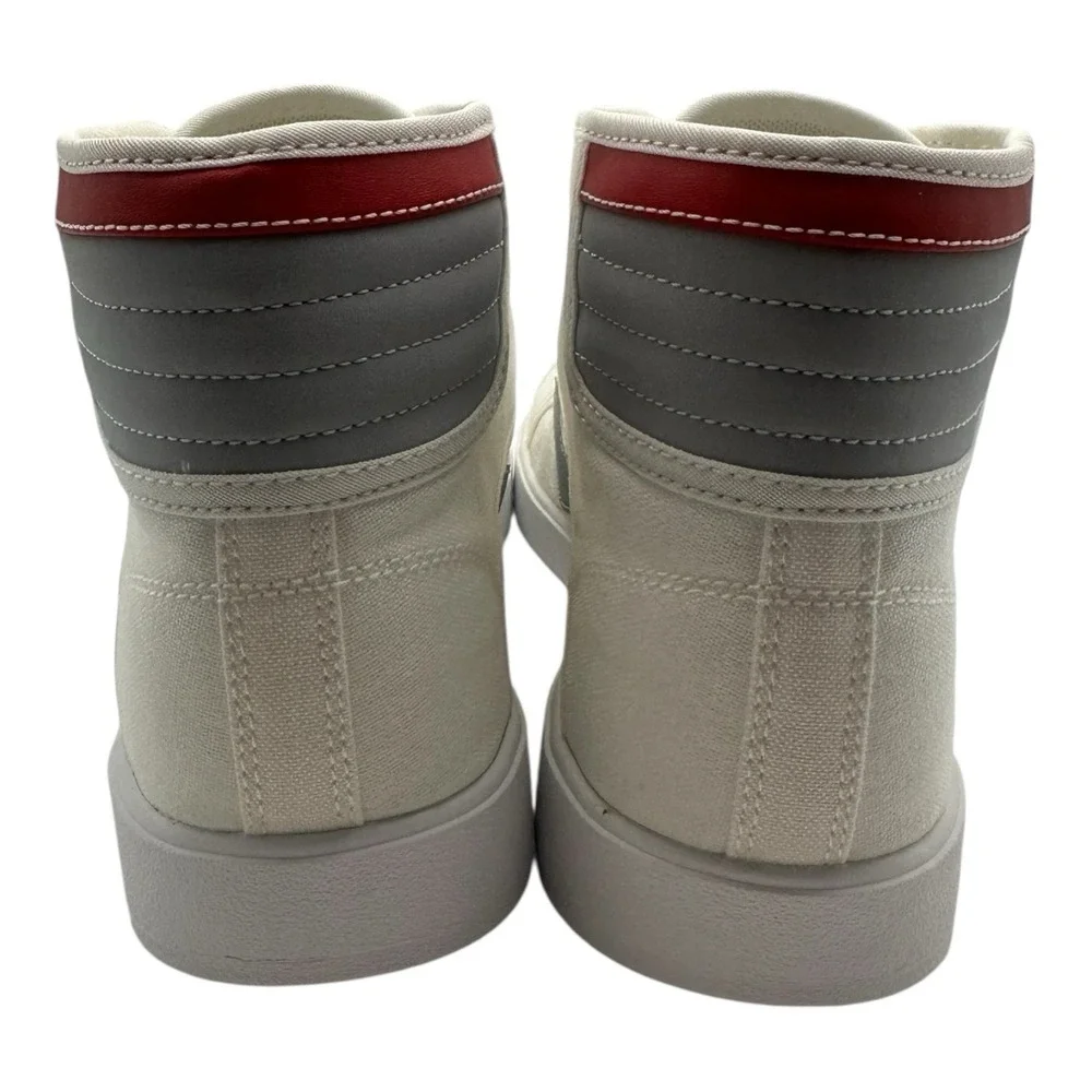 Air Jordan Sky High OG Shoes Mens Sz 9 White Gym‎ Red Grey Sneakers 819953-102