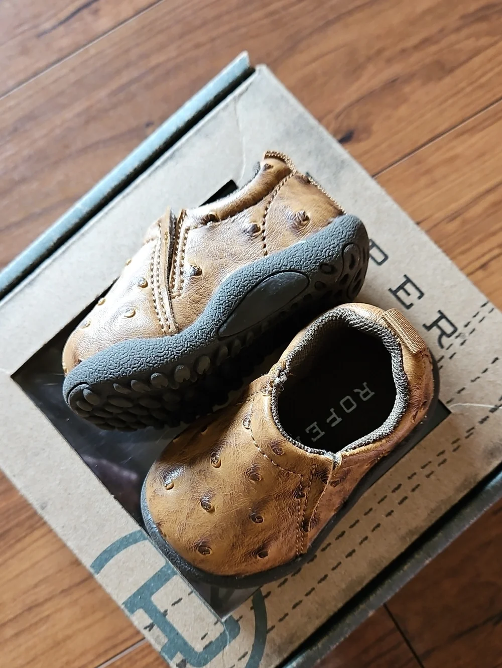 Roper cowbaby leather