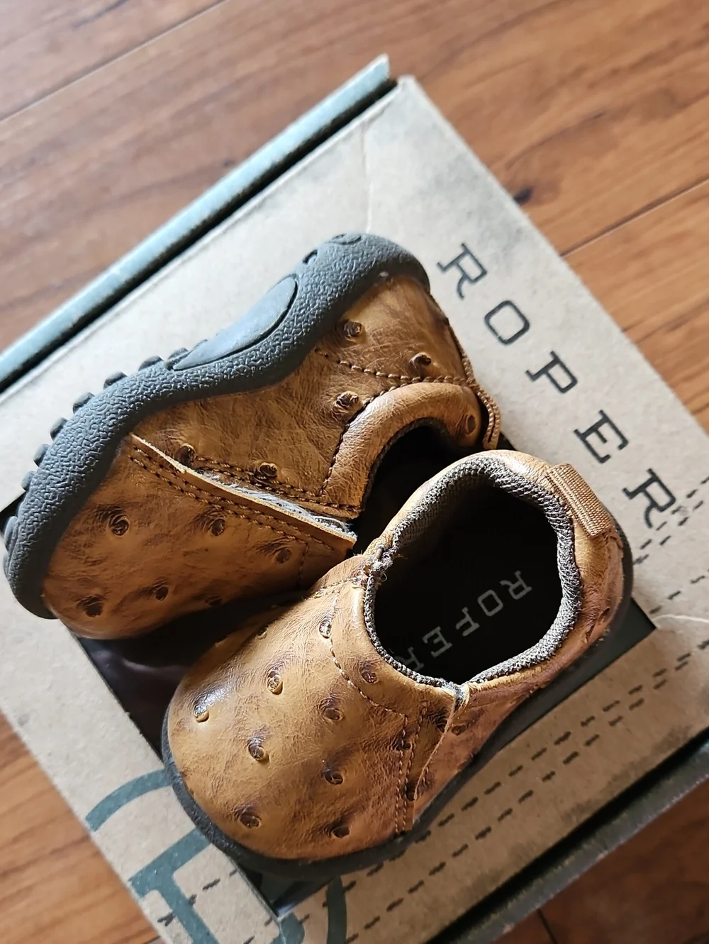 Roper cowbaby leather
