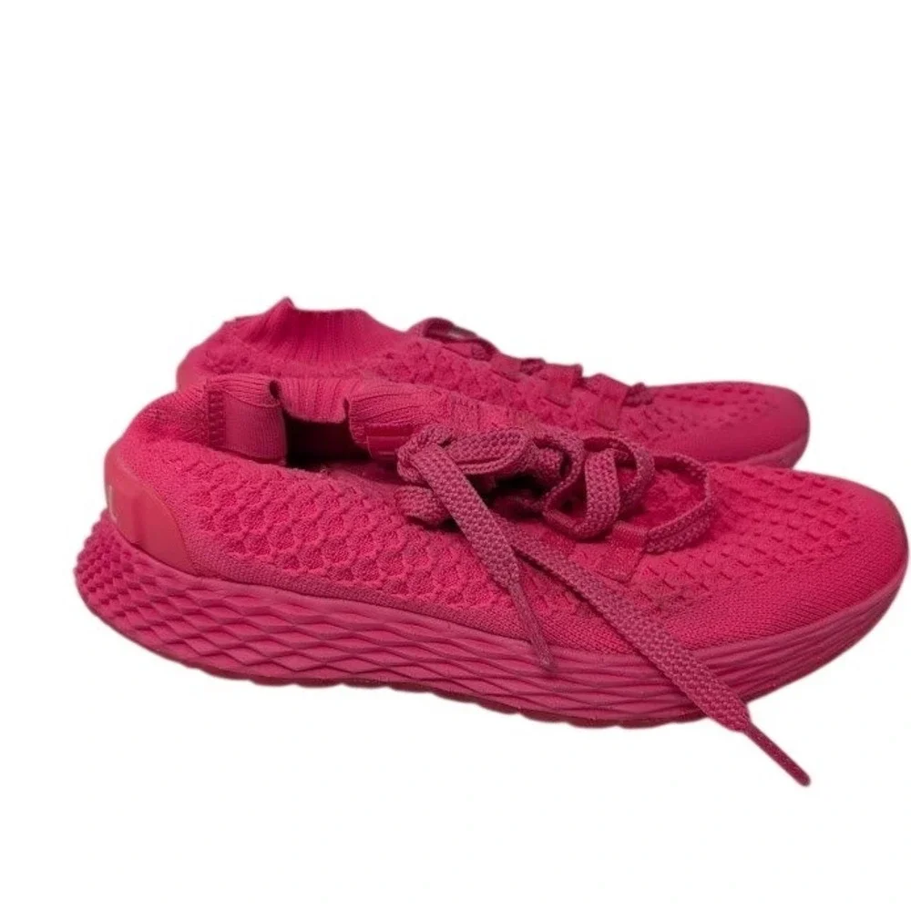 NOBULL Allday Knit‎ Shoes Women's Size US 7.5 Pink Fuchsia Athletic Sneaker