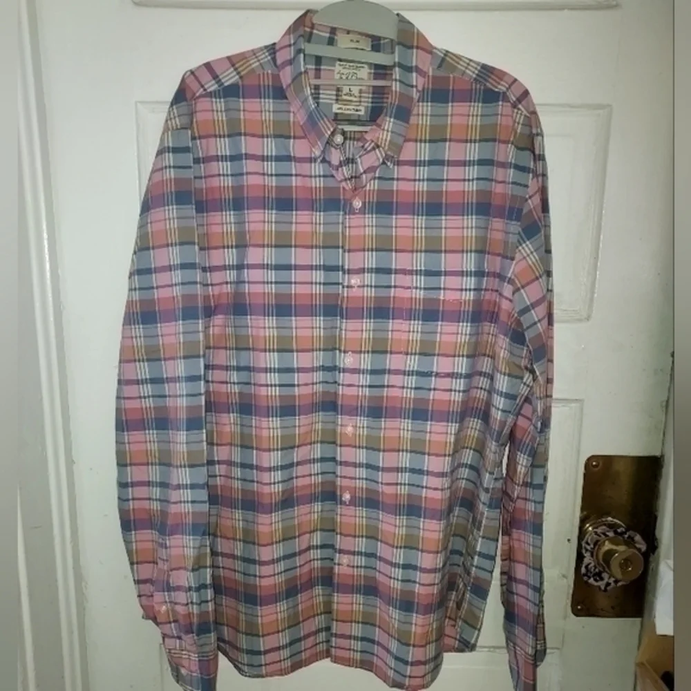 Pre-owned J.Crew Slim Size L Botton up Shirt