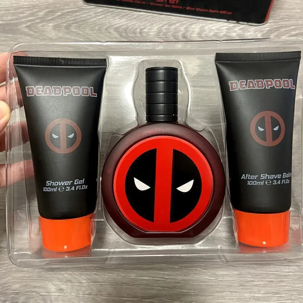 NWT Dpool By Marvel Set for Men Eau de Toillete+Shower Gel+After Shave