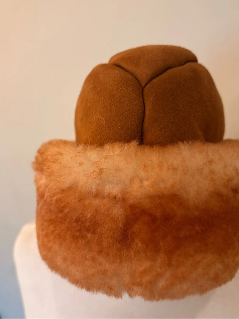 None brown suede