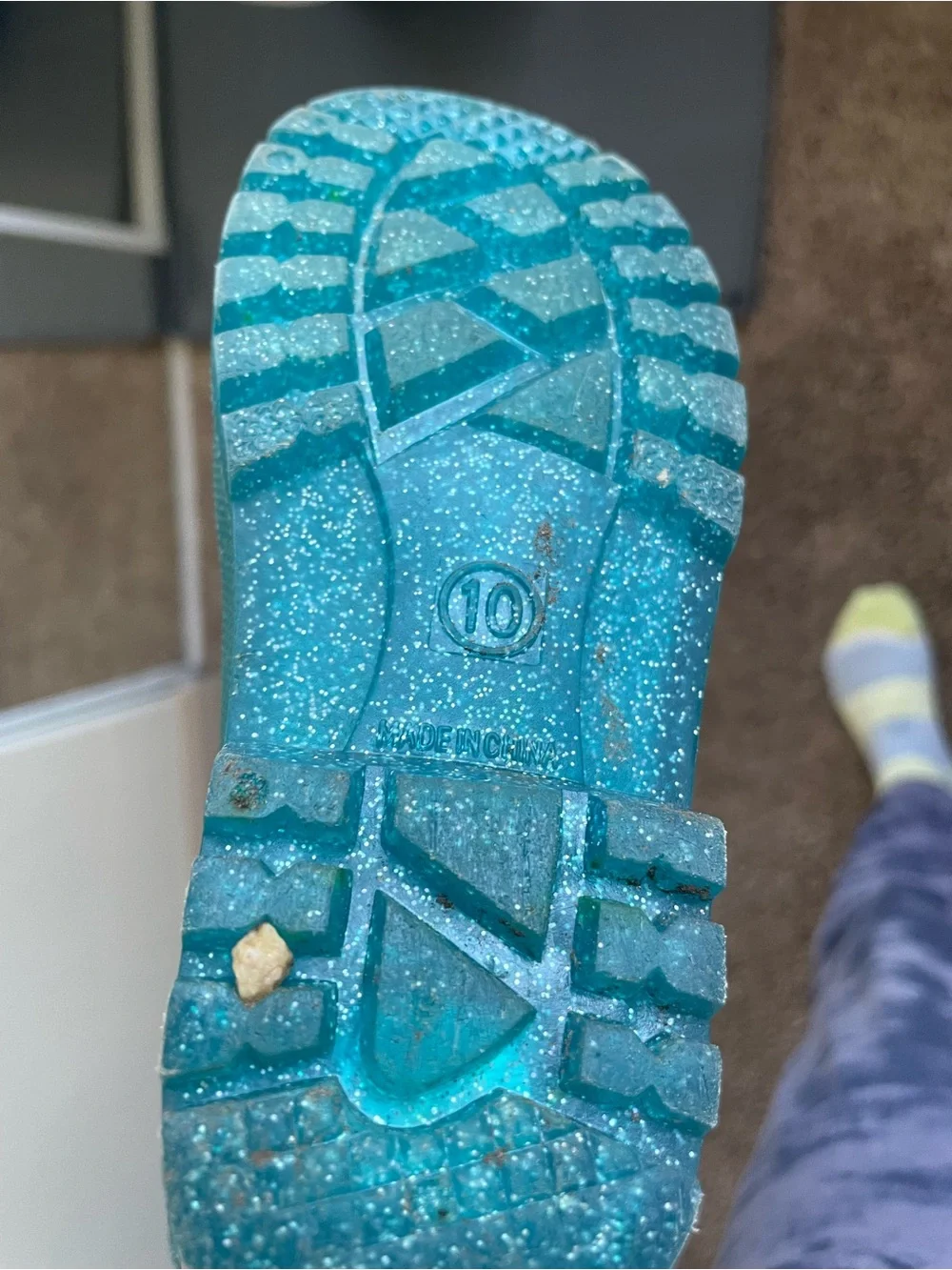 N/A shiny teal