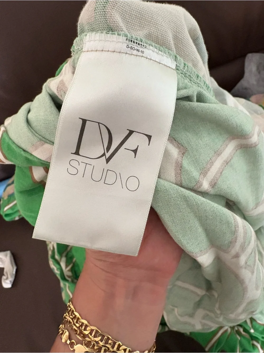 Diane Von Furstenberg vibrant green