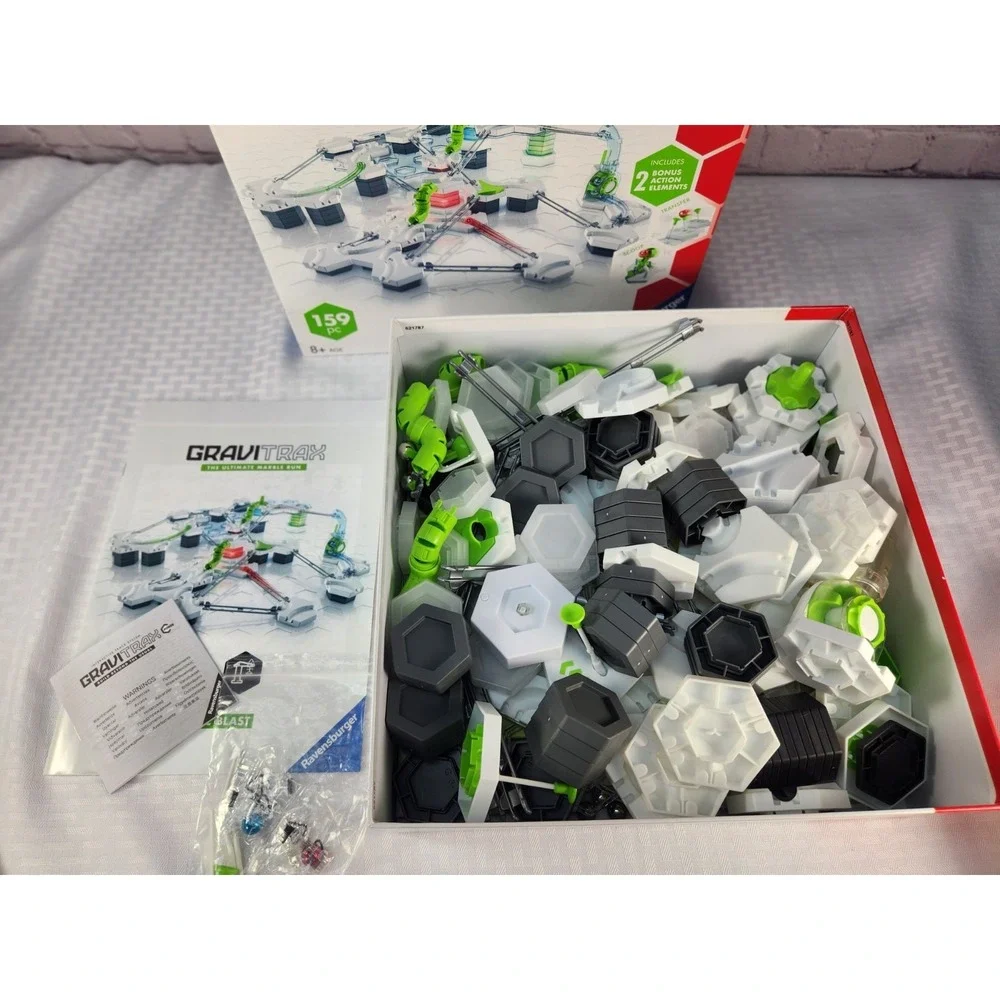 GraviTrax Marble Run Set Kinetic Blast – 159-Piece STEM Building Toy