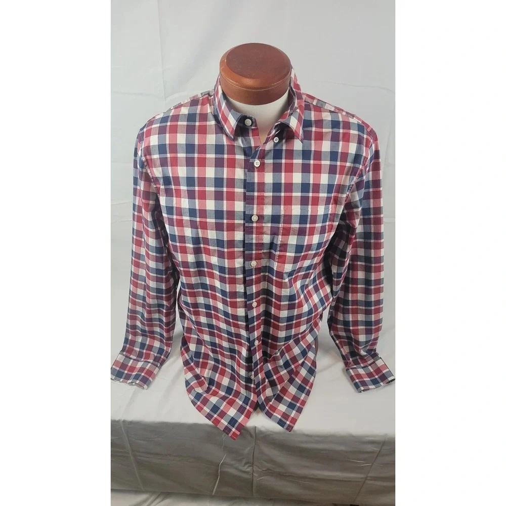 Men's Large Long Sleeve Button Up Banana Republic Shirt (C46)