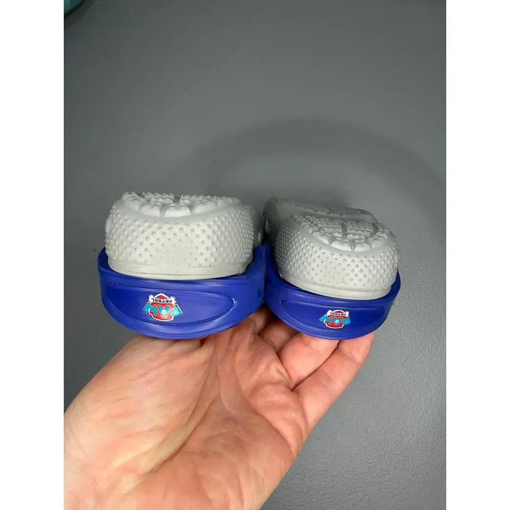 Crocs Paw Patrol Chase Marshall Gray EUC Toddler size C5 Casual Easy Slip On