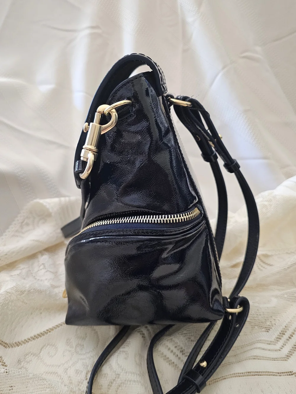 See By Chloe Patent Leather Backpack