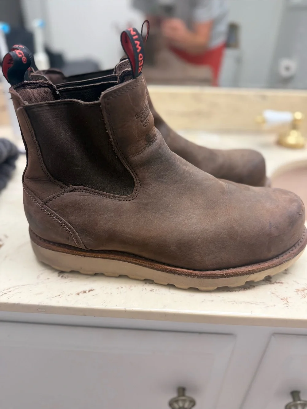 Red Wing Shoes sturdy leather