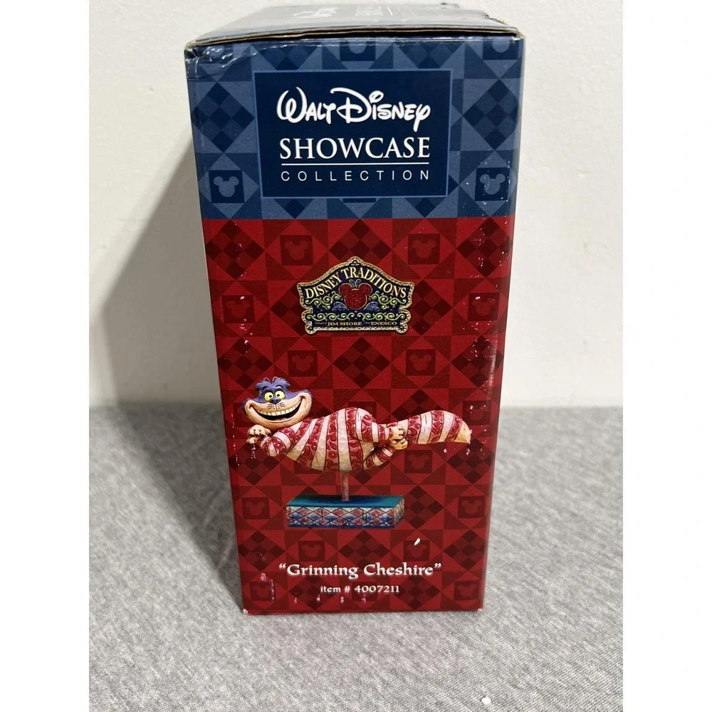 Disney Traditions Jim Shore Grinning Cheshire Cat Figurine Enesco 4007211‎ Alice