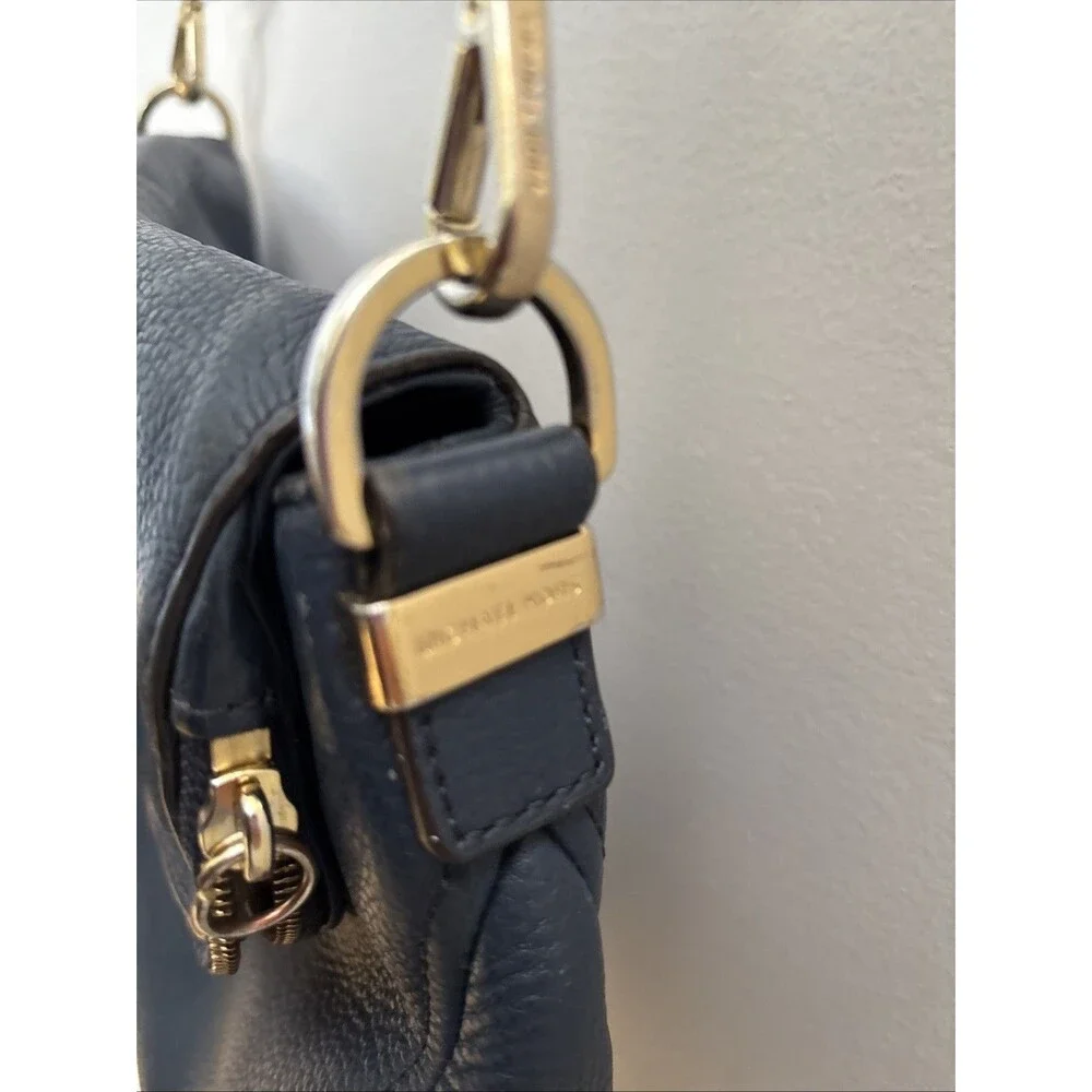 Michael Kors Bedford Leather Convertible Shoulder Crossbody Bag Y2K 90s Designer