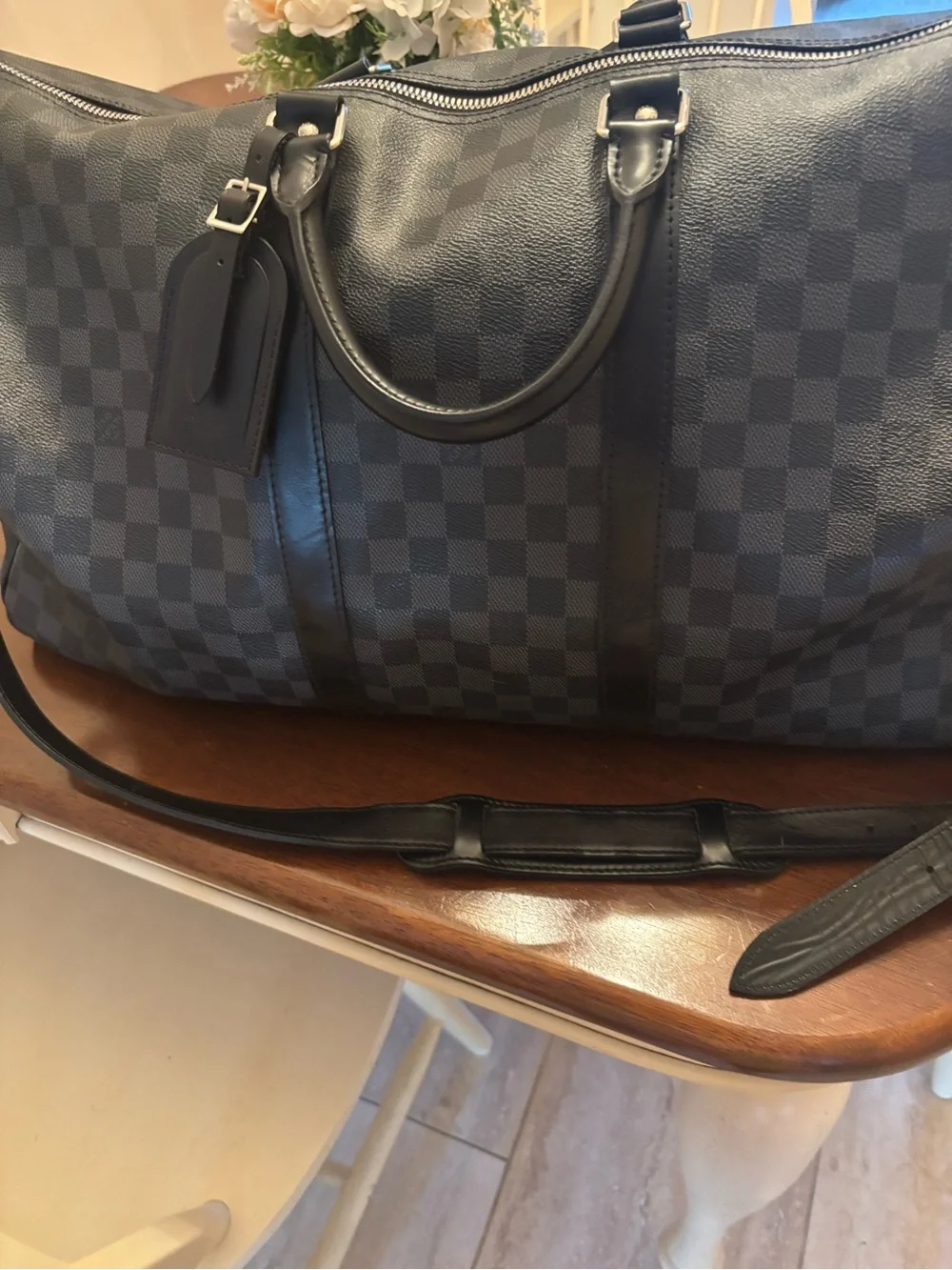 Louis Vuitton sleek checkered