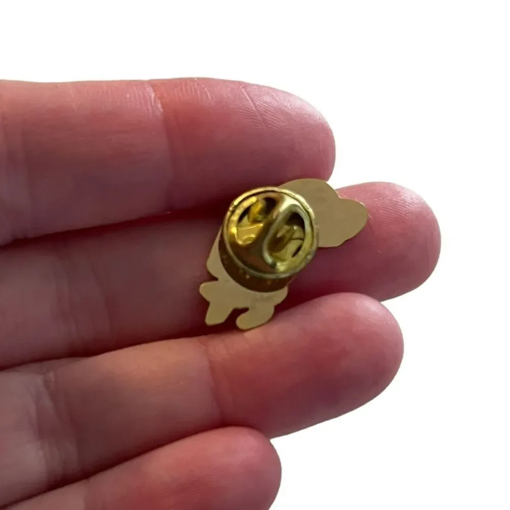 Vintage Sam's Club Spirit Badge Pin Metal Gold Trim Associate Employee‎