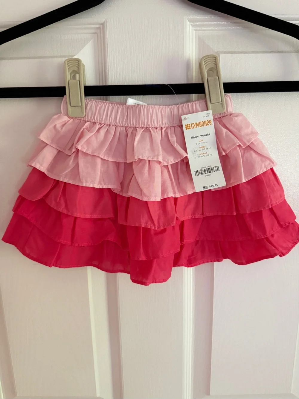 NWT Gymboree tiered ombré ruffle skirt, Size 18-24months