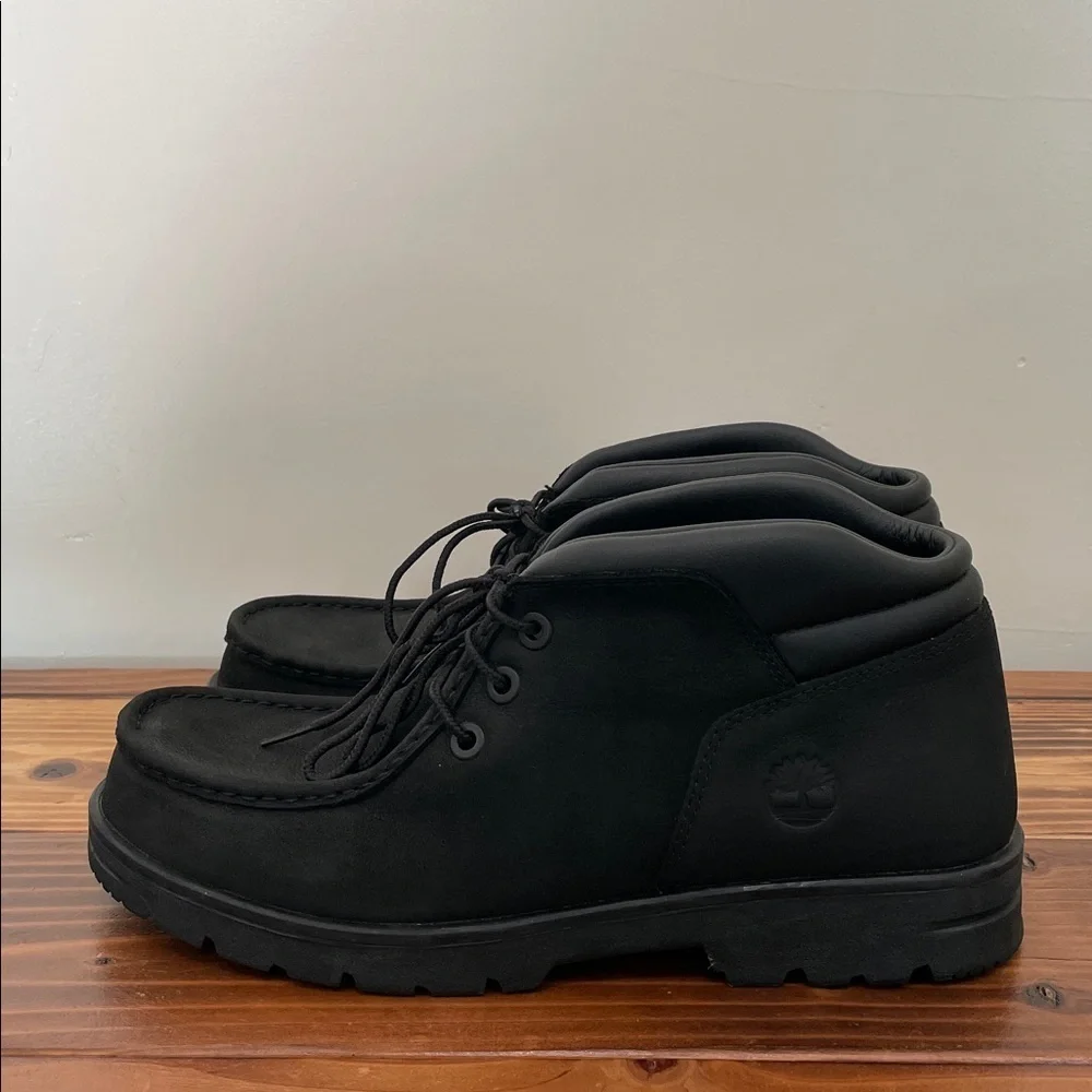 Timberland black nubuck