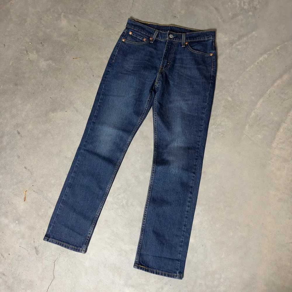 Levi's 511 Slim Fit Jeans Mens 30x30 Dark Wash Blue Casual Streetwear Denim