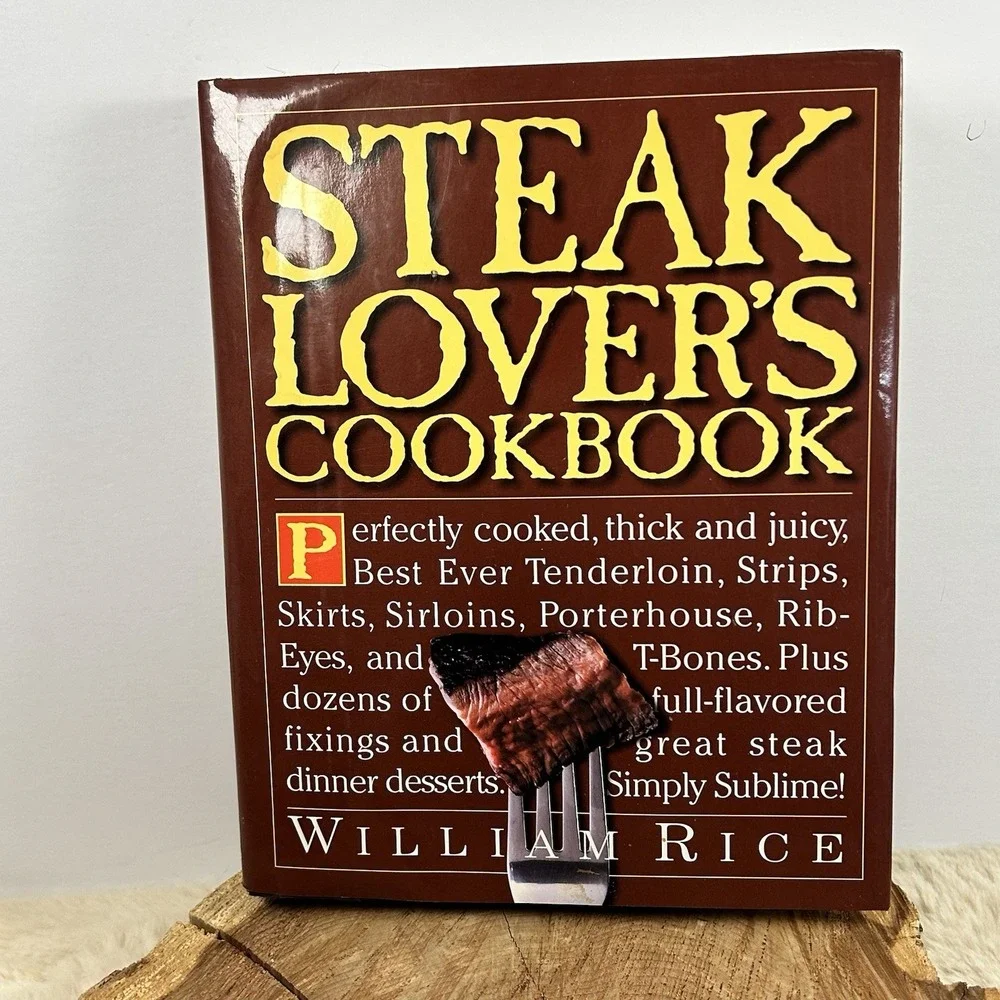 Pre Owned Vintage First Edition Steak Lover's Cookbook 1997 Hardback Book‎