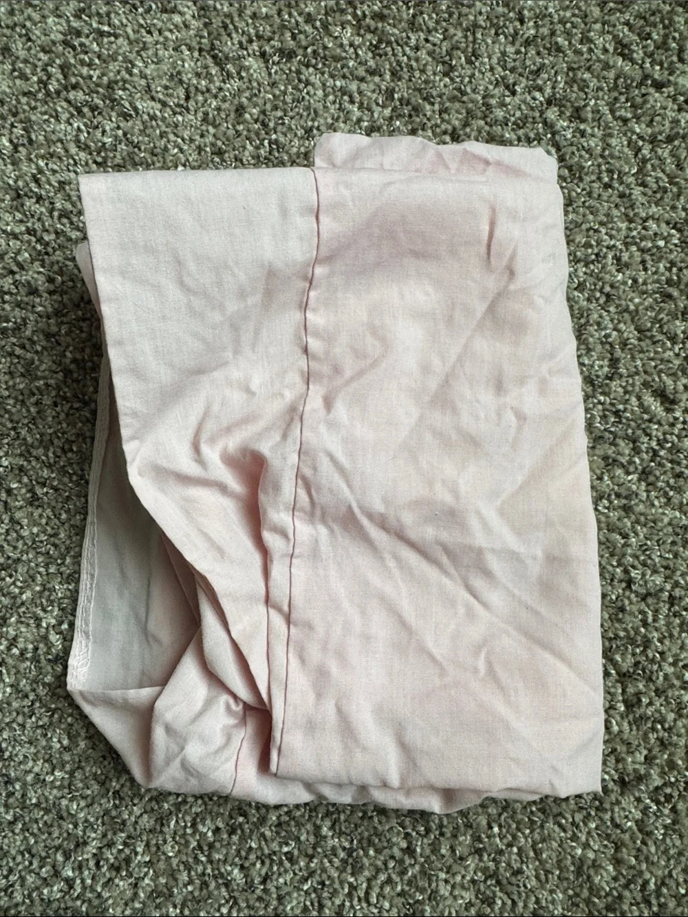 Light pink pack and play sheet