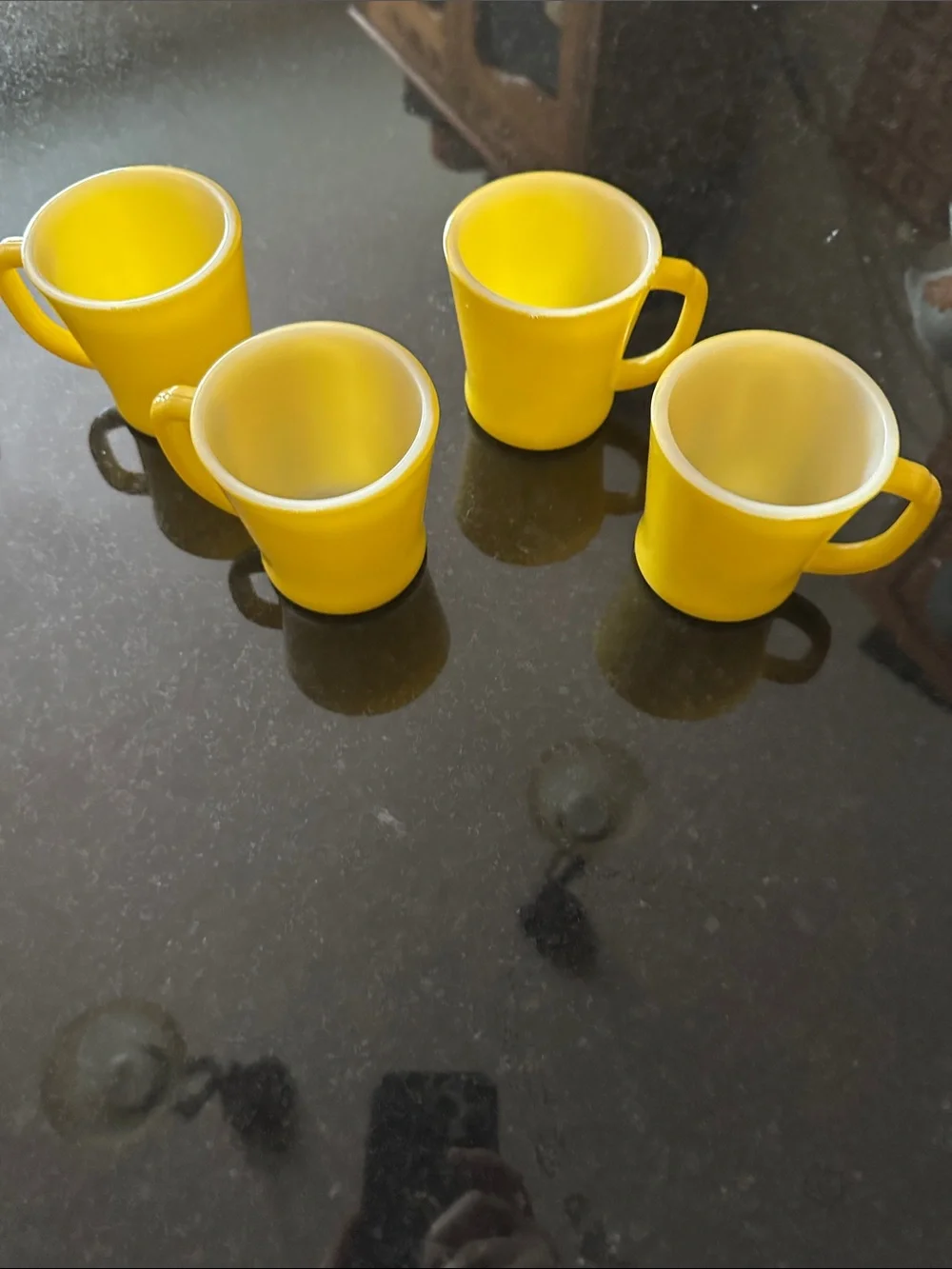 Set of 4 Fire King cups