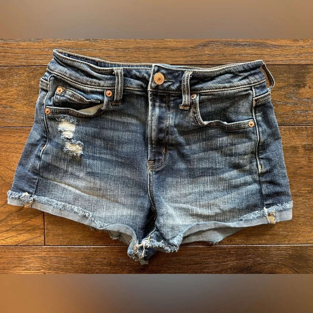 Women's Distressed Denim Shorts