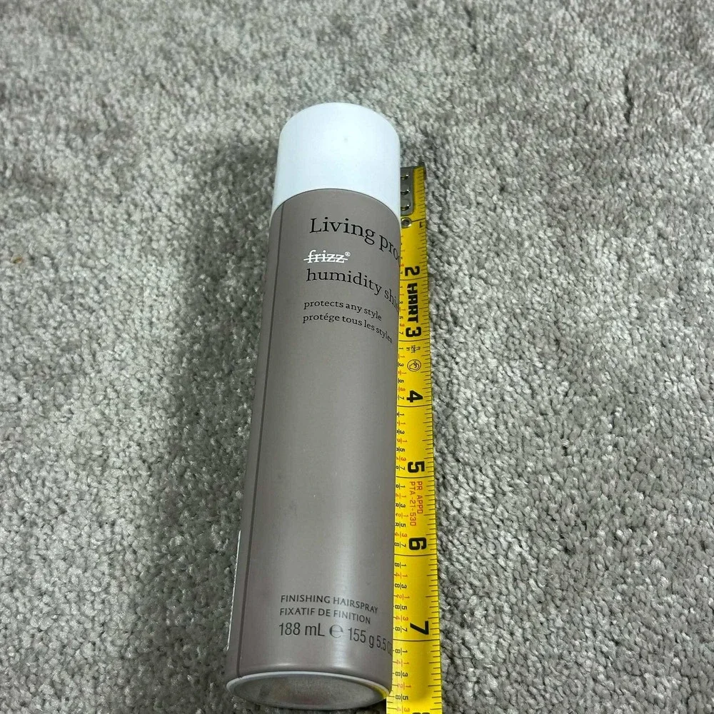 Living Proof No Frizz Humidity Shield Finishing Hairspray Gray 5.5 oz