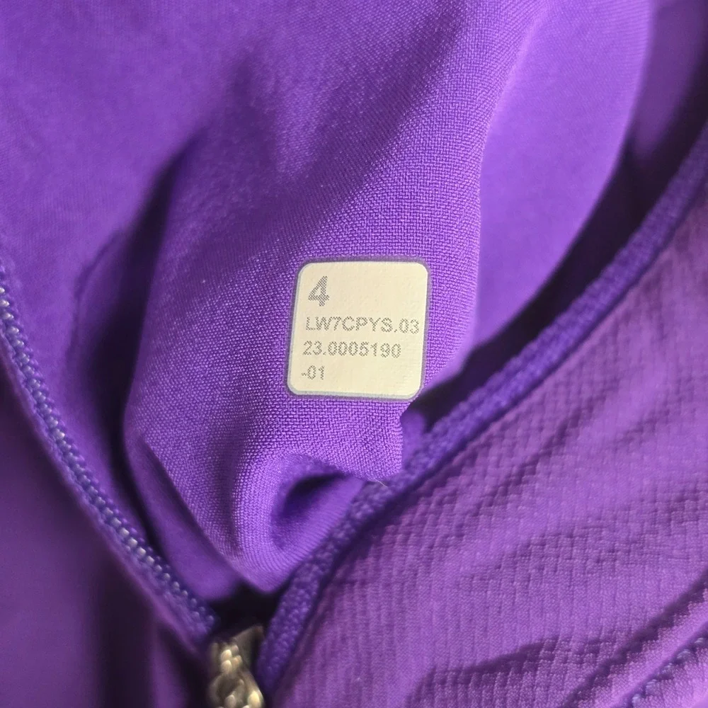 Lululemon License to Train High-Rise Short Womens 4 Purple LW7CPYS Run Hike Yoga