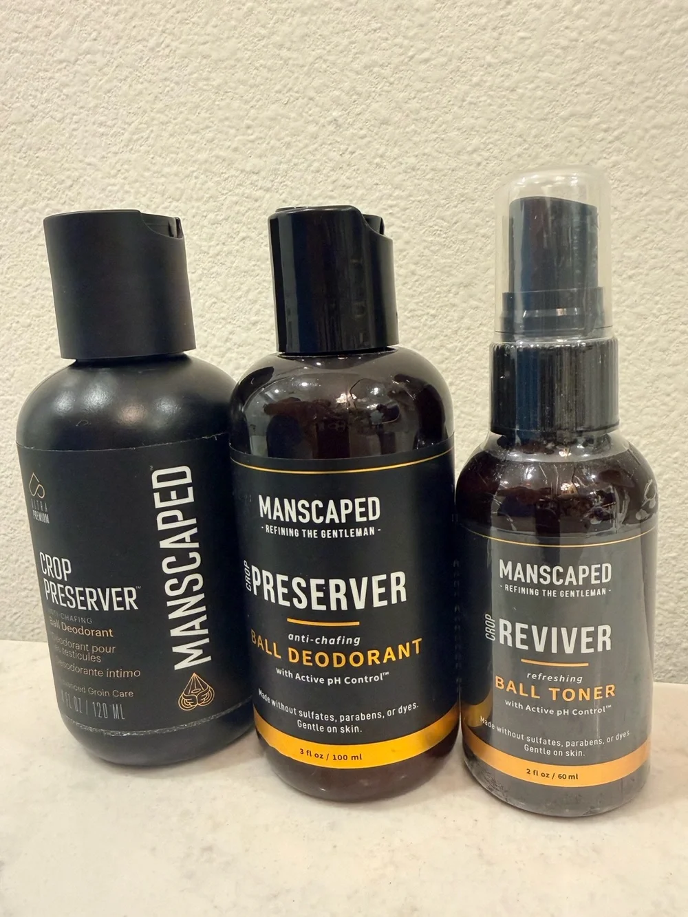 Manscaped bundle of crop preserver x 2 and crop reviver