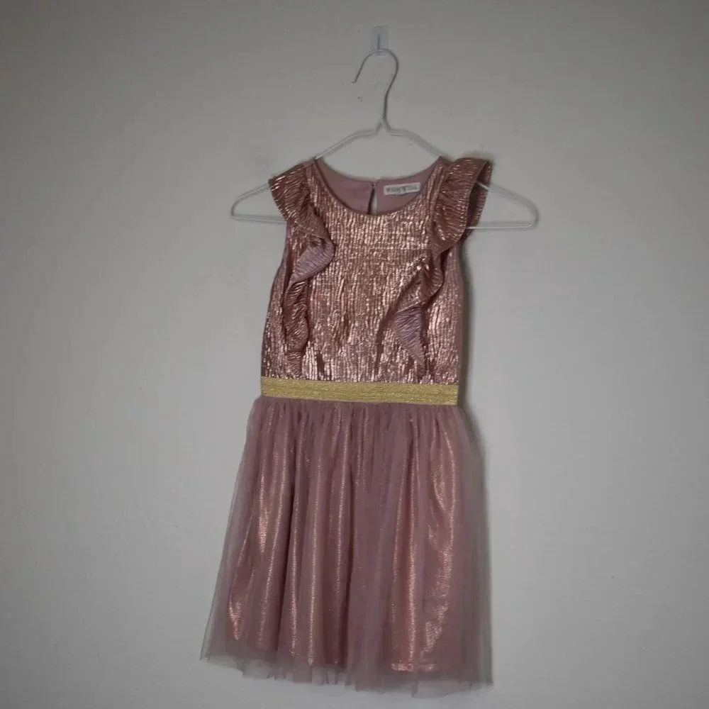 Nannette Kids Dress Sz 6X Ballerina Tulle Party Princess Birthday Pink