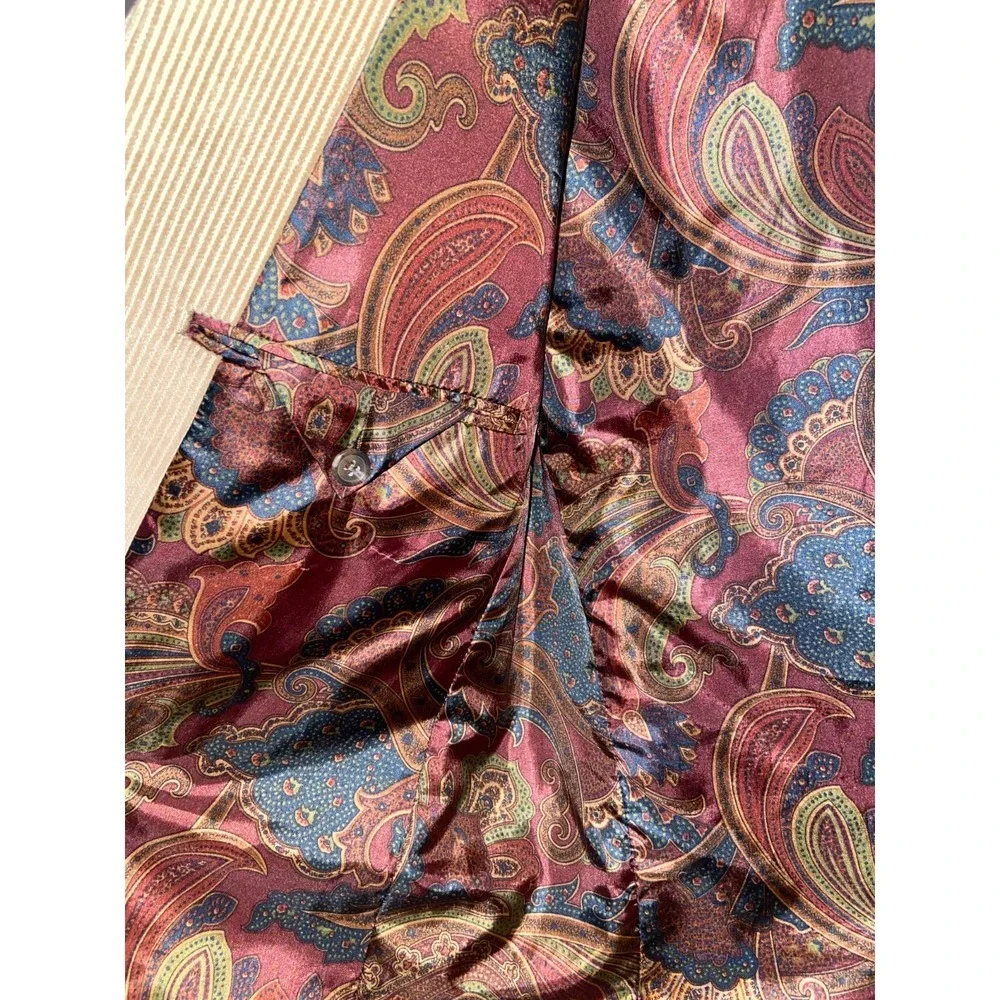 Lauren Ralph Lauren Men's Corduroy Coat Blazer Two‎ Button Brown Paisley 42L
