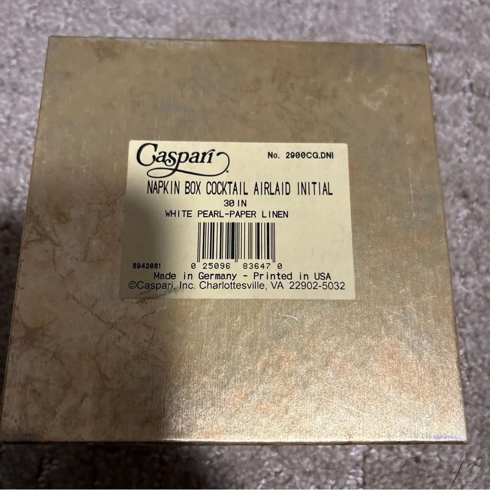 Caspari white pearl