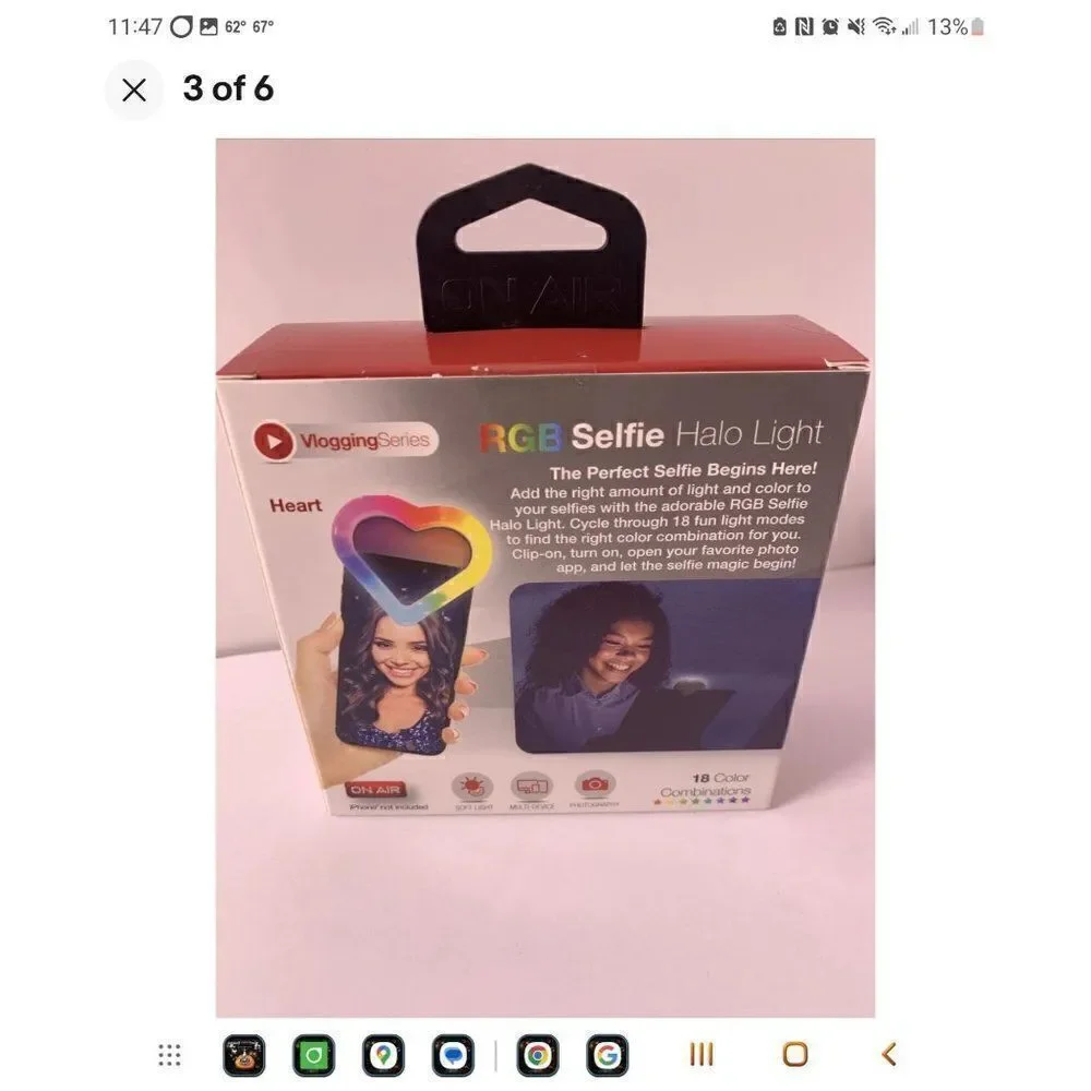 RGB selfie halo