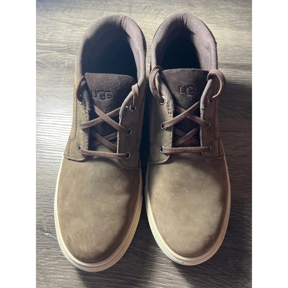 UGG Highland Chukka Mens 8 Brown Nubuck Leather Mid Top Sneakers/Boots  Gorpcore
