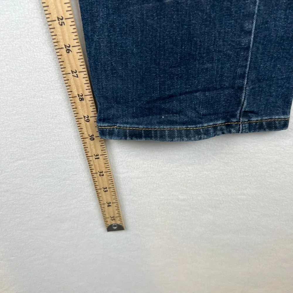 Levis 505 Jeans Mens 34x30 Regular Fit Dark Wash Denim Pants Classic‎