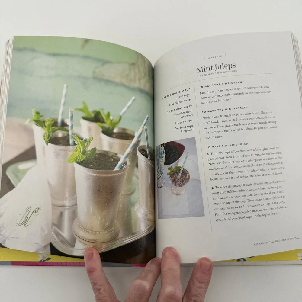 Reese Witherspoon Whiskey in a Teacup Cookbook Hardcover Good‎ Condition