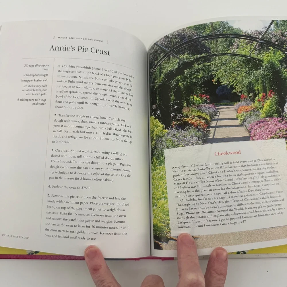Reese Witherspoon Whiskey in a Teacup Cookbook Hardcover Good‎ Condition