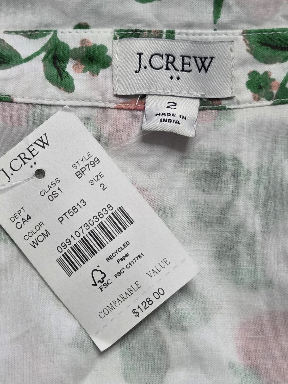 J. Crew crew strawberry