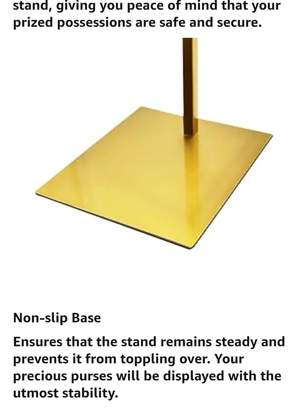 N/A purse stand