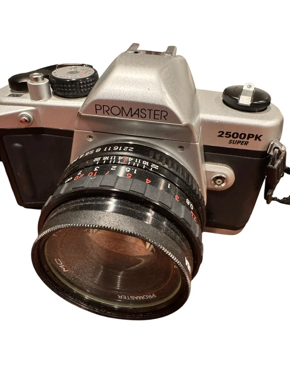 2500PK Super 35mm SLR Camera — Silver & Black