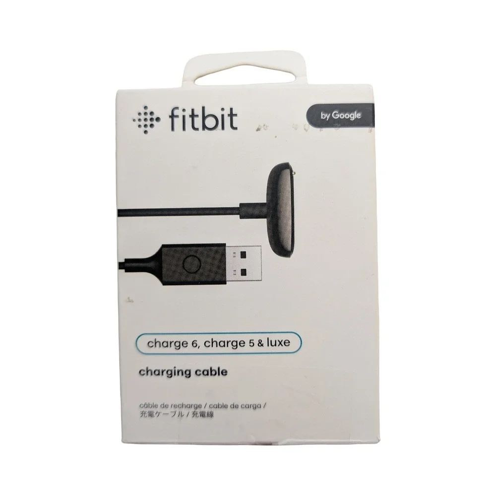 31-P Fitbit - Charge 6, Charge 5, & Luxe USB-C Fast Charging Cable Black ⬇️