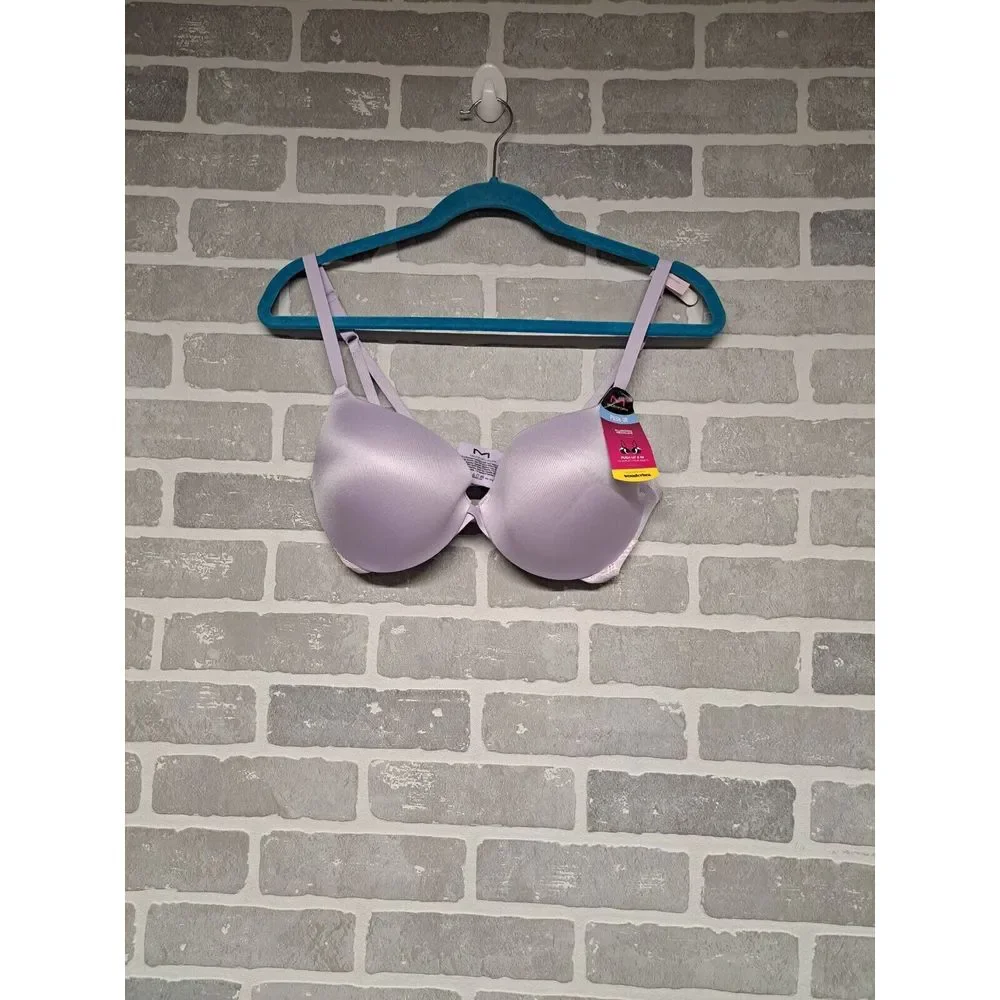 Maidenform Push‎ Up Padded Purpple Solid Womens Bra  Size 34D NWT